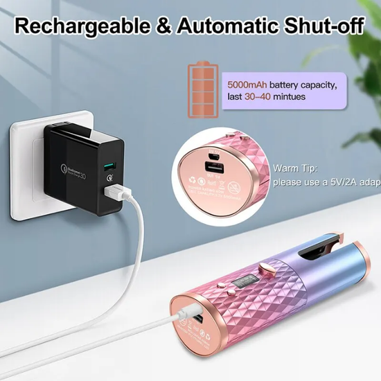 ✨ Boucleur Automatique Intelligemment Révolutionnaire – Des Boucles Parfaites en Un Clin d’Œil ! ✨