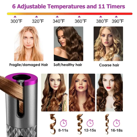✨ Boucleur Automatique Intelligemment Révolutionnaire – Des Boucles Parfaites en Un Clin d’Œil ! ✨